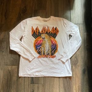 def leppard high & dry long sleeve tee